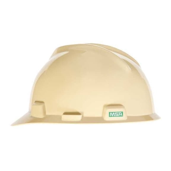 Msa Safety Hard Hat,Type 1, Class E,Pinlock,Beige 495856