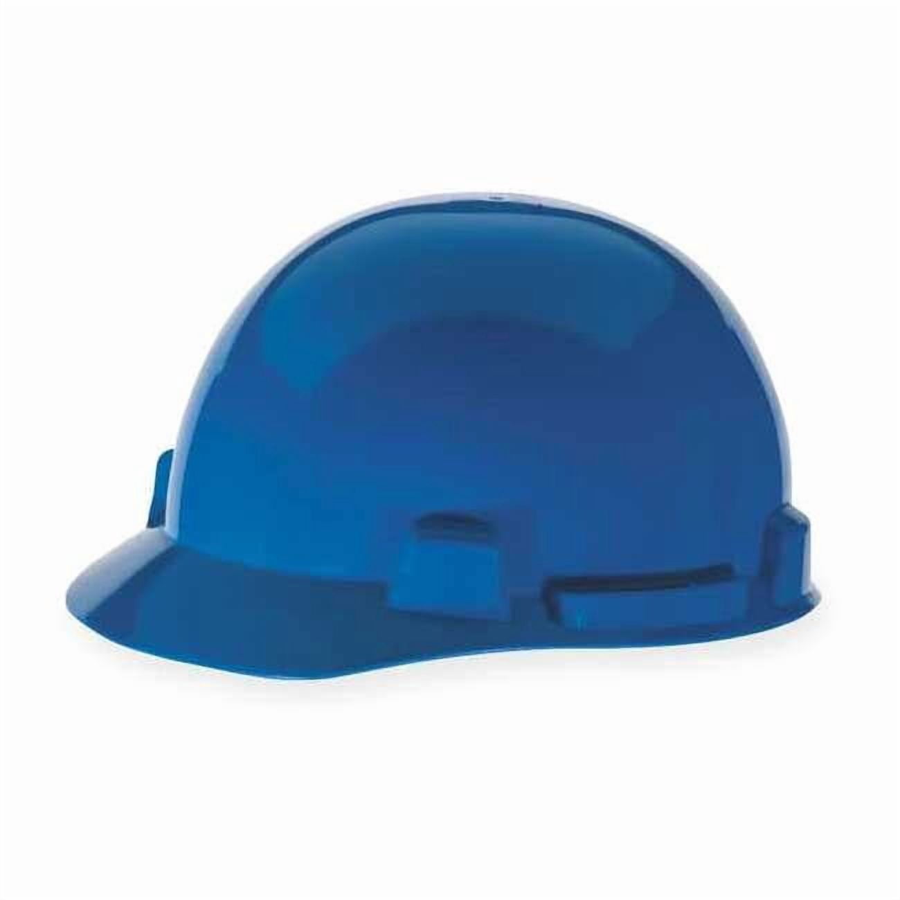 Hard Hat, SmoothDome(R), Polyethylene, 4 Point Ratchet, Type 1, Class E, Blue 10074068