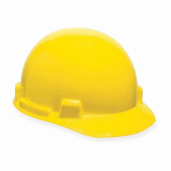 Hard Hat, SmoothDome(R), Polyethylene, 4 Point Ratchet, Type 1, Class E, Yellow