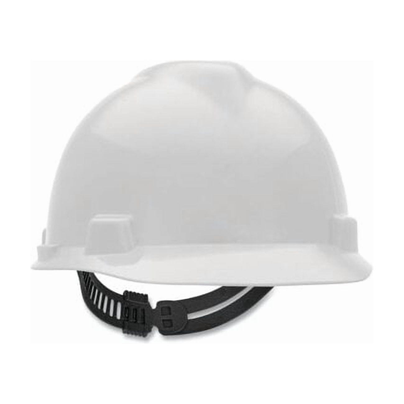 V-Gard® Slotted Hard Hat Cap, Staz-On® Suspension, White