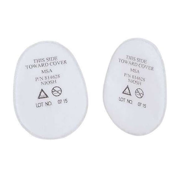 Msa Safety Filter, Advantage N95 Snap-On Prefilter, PK50 816357