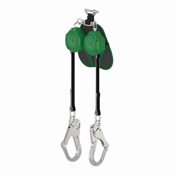 V-SHOCK EDGE Leading Edge Personal Fall Limiter Self-Retracting Lifeline, 6 ft. Length, Aluminum