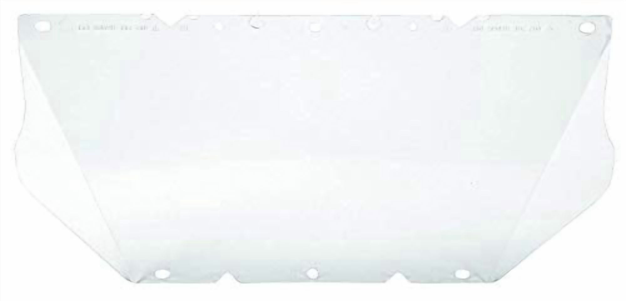 Face Shield Visor, Clear Visor, 8" Height, Anti-Fog, Scratch-Resistant Lens, Clear