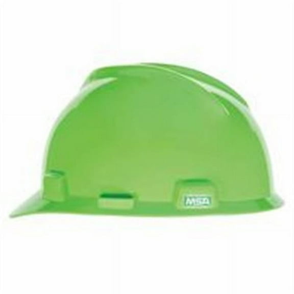 Msa V-Gard Protective Cap - Bright Lime Green
