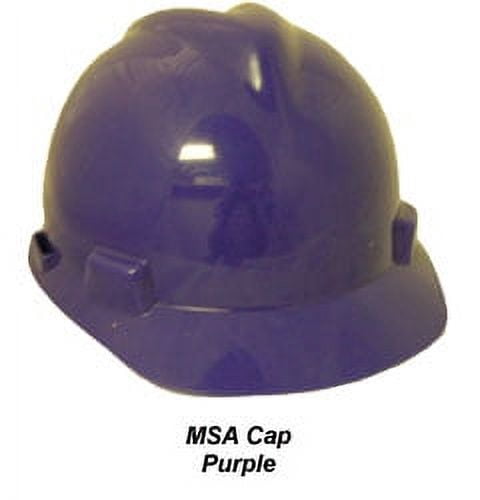 Msa V-Gard® Slotted Hard Hat Cap, Fas-Trac® Iii Suspension, Purple - 20 per CA - 495858