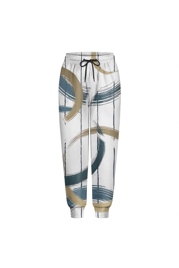 Workout Running Athletic Pants (Abstrct) Light and Casual