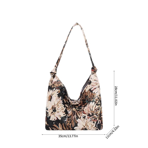 Msealh Large Capacity Women's Bags Canvas Bags Shoulder Bags Tote Bucket Bags