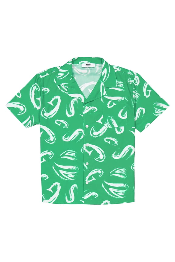 Kids Logo-Print Poplin Shirt, Size 10Y