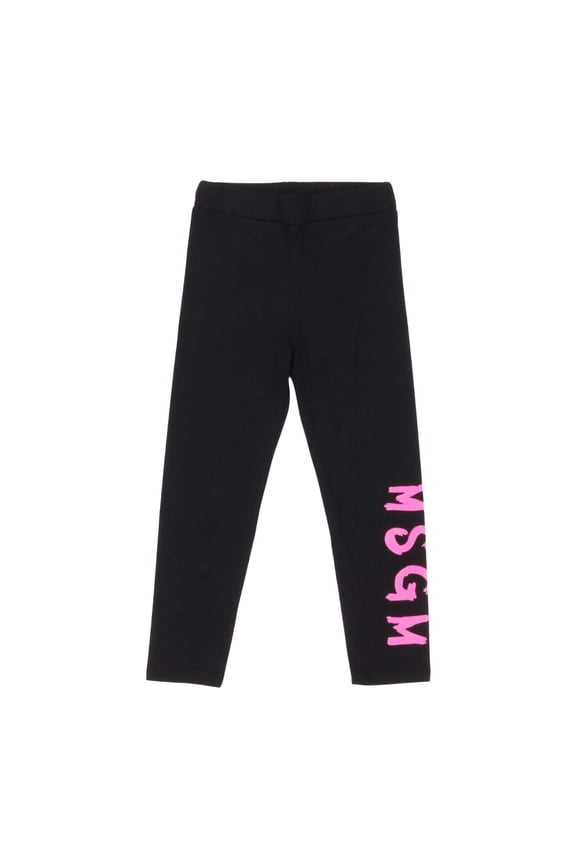 Logo-Print Cotton Leggings, Size 8