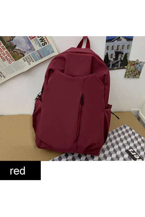 Backpack for Men Small Backpack Schoolbag for Male College Students Ins Trendy Cool Casual Large Capacity Backpack for Junior High School Students and High School Students Travel Backpa