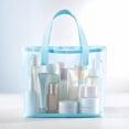 thumbnail image 1 of Msgweeeg Bags Toy Storage Bags Nylon Mesh Makeup Bag Portable Travel Cosmetics Storage Bag Mesh Wash Storage Bag, 1 of 7