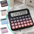 thumbnail image 1 of Msgweeeg Cute Calculator Calculator Calculator Large Screen Keyboard Double Tilt Multi Functional Financial Office Calculator for Office, 1 of 7