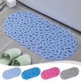 thumbnail image 1 of Msgweeeg Bath Mat Bath Rugs for Bathroom Shower Mat Non Slide Bathtub Mat with Suction Cups and Drains Holes 12.99 X25.59 Inch Bath Mat for Tub Shower Easy Dry for RV and Mobile Home, 1 of 7