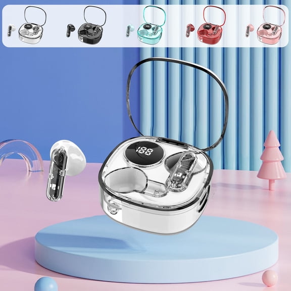 Msgweeeg Bluetooth Headphones Upgraded Classic Clip On Bluetooth Headphones High-End Soundtrack Extended Durability Sports Bone Conduction Non In-Ear Comfortable Wear