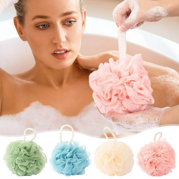 Msgweeeg Body Sponge Loofa Dreamy and Colorful Bath Flower-soft and Non Scattering-scrubbing Bath-high Beauty and Friendly Bath