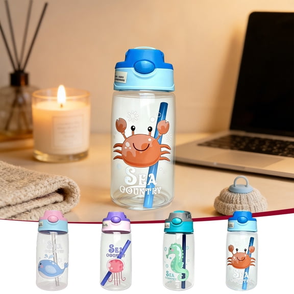 Msgweeeg Bottle Bottle Bottle Kids Toddler Sippy Cup LeakProof Portable Water Bottle Soft Silicone Mouth Straw for Baby Toddler Daily Use