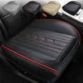 thumbnail image 1 of Msgweeeg Car Seat Cushion Cushion for Office Chair Leather Car Seat Cushion All Season Seat Cushion Fully Enclosed Leather Seat Cushion Seat Cover Breathable Seat Easy to Clean, 1 of 7