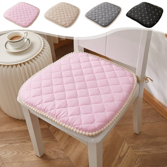 Msgweeeg Car Seat Cushion Office Chair Cushion Dining Chair Cushion Thickened Chair Seat Cushion Rebounds Foam Office Stool Cushion Dining Table Cushion