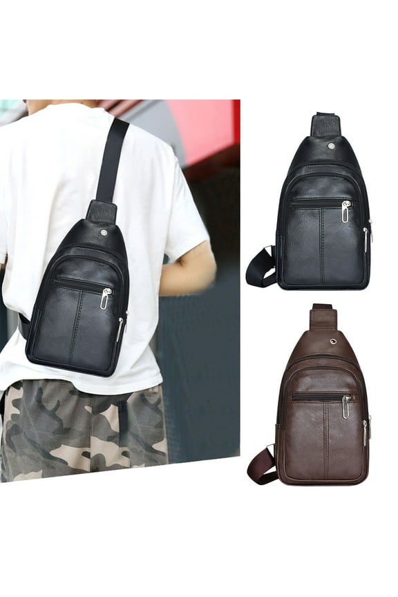 Chest Pack Women Bag Birthday Gifts for Her Canvas Sling Bag Crossbody Backpack Shoulder Casual Rucksack for Men