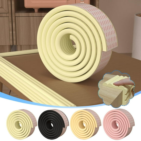 Msgweeeg Child Safety Corner Protector Thickened Foam Table Corner Guards Baby Proofing Environment Friendly Adhesive Soft Wrap for Furniture Edges Living Room Nursery