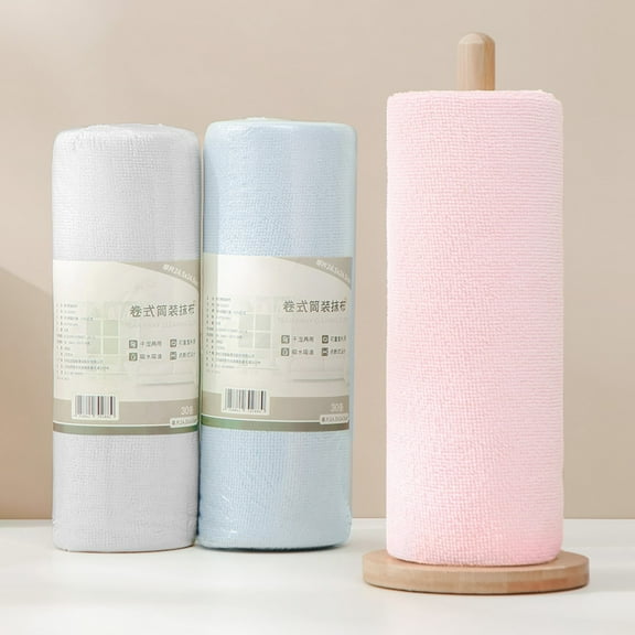 Msgweeeg Cleaning Towels Rags for Cleaning House Roll Cleaning WipesLazy Wet Dry Towels Disposable Kitchen Dishcloths