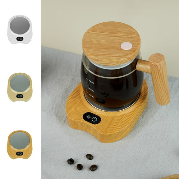 Msgweeeg Coasters Coaster Constant Temperature Heating Cup Mat 55 Degrees Automatic Intelligent Hot Milk Insulation Heater Base Heating Cup Mat