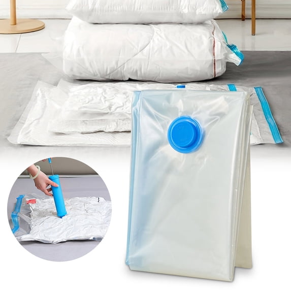 Msgweeeg Comforter Storage Storage Bags Household Clothes Storage Bag Thickened Transparent Suction Compression Bag Special Vacuum Storage Bag for Quilt