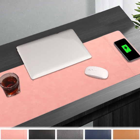 Msgweeeg Computer Mouse Pad Mouse Pads 15W Fast Charging Office Small Computer Folding Mouse Pad Multifunction Wireless Charging Stand Mouse Pad for Travel and Portable