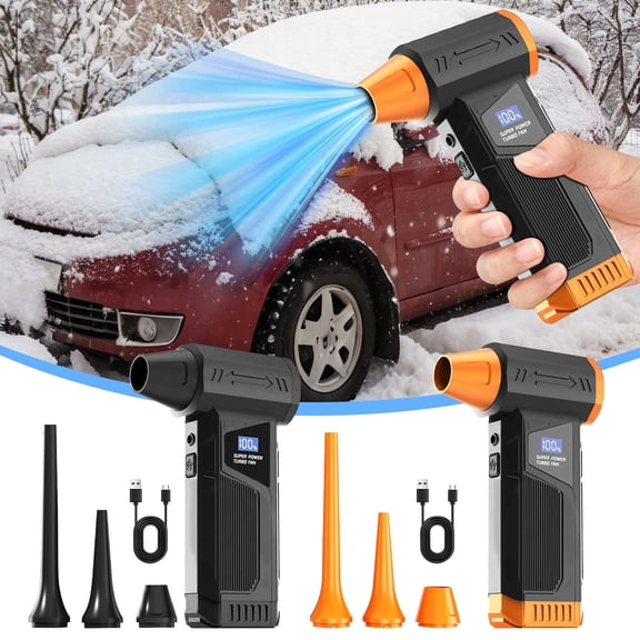 Msgweeeg Cordless Snow Blower Snow Blower Cordless Snow Blower 110000 Portable Snow Blower Blower with Multiple Air Nozzles