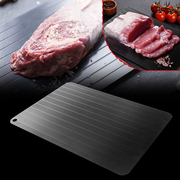Msgweeeg Cutting Boards for Kitchen Cutting Boards for Kitchen Quicks Defrosting Board Home Kitchen Steak Defroster Seafood Defrosting Plates Aluminum Alloy Defrosting Cutting Board