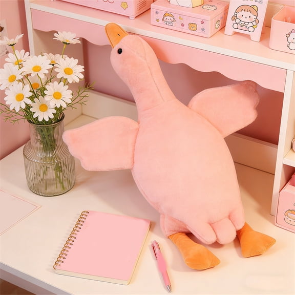 Msgweeeg Decorative Pillows for Couch Plushies Large White Toy Lying Down for Soothing and Sleep Doll Toy Available In Long Rectangular Pillow form for Dorm Rooms and Small Spaces