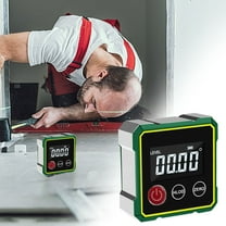 Msgweeeg Digital Display Inclinometer Angle Finder 360 Degree High Precision Measuring Tool Construction Instrument