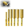 thumbnail image 1 of Msgweeeg Drill Bit Drilling Grinding Head Hex Shank Grinding Tile Glass Hole Cutter Multi-Function Rotary Tool Attachment Durable Handy Precision Tool for Home Improvement DIY, 1 of 10