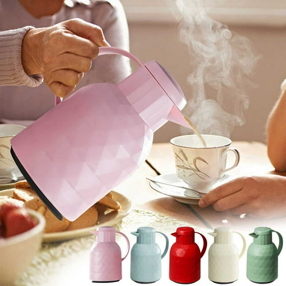 Msgweeeg Electric Kettles Water Boiler Home Large Capacity Hot Kettle Office Portable Glass Insulated Pot Teapot Open Water Bottle for Office Desks & Workspaces