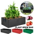 thumbnail image 1 of Msgweeeg Fabric Grows Bags Grows Bags Raised Garden Bed Fabric Plantser Breathable Rectangle Plants Container Outdoor Indoor Easy To Move Space Saving for Vegetables Flowers, 1 of 4