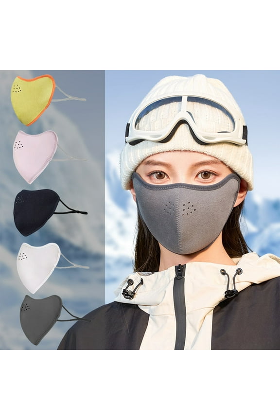 Face Mask for Cold Weather Ski Face Mask Australian Velvet Skiing Warm Mask for Women In Winter High Value Cold and Windproof Riding In Winter Sunscreen Mask Men