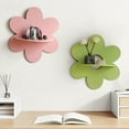 thumbnail image 1 of Msgweeeg Floating Shelves Wall Shelf Wooden Flower Shape Wall Storage Shelf Homestays Home Decoration Gift for Anniversary, Birthday, Christmas, 1 of 6