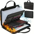 thumbnail image 1 of Msgweeeg Folders Colored Folders Fireproof Accordion File Folder With Handle A4 Document Bag Exam Paper Organizer Storage Pouch Woman Christmas Gifts for Home Office, 1 of 7