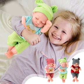 Msgweeeg Girl Gifts Age 8-10 Years Old Educational Toys for Kids Reborn Doll Vinyl Doll Children's Companion Simulation Doll Doll Pajama Doll Soothing Doll Bringing Happiness To Children