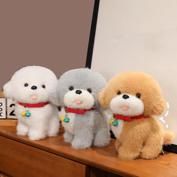 Msgweeeg Girls Gifts 10-12 Cute Plushies Girlfriend Christmas Gifts Adorable Puppy Stuffed Animals Toy Soft Cuddly Dog For Cuddles And Suitable For All Sweet Companion For Kids And Adults