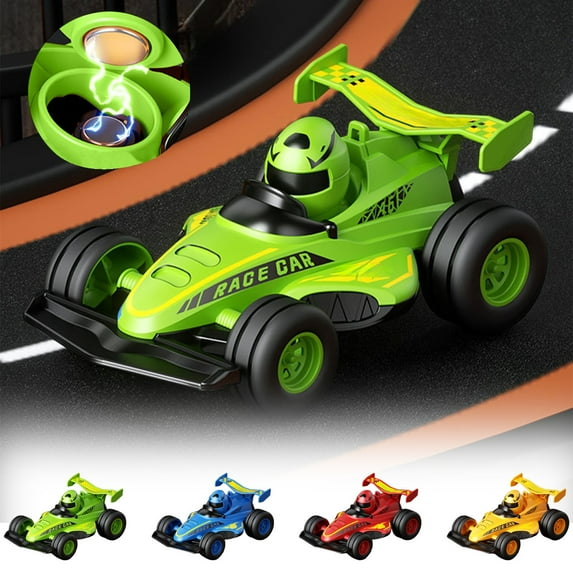 Msgweeeg Girls Toys 4-5 Gifts for 4 Year Old Boys Toy Cars for Boys Age 4-7 Simulated Magnetic Attraction Racing Car Small Toy Children's Street Vendor Toy