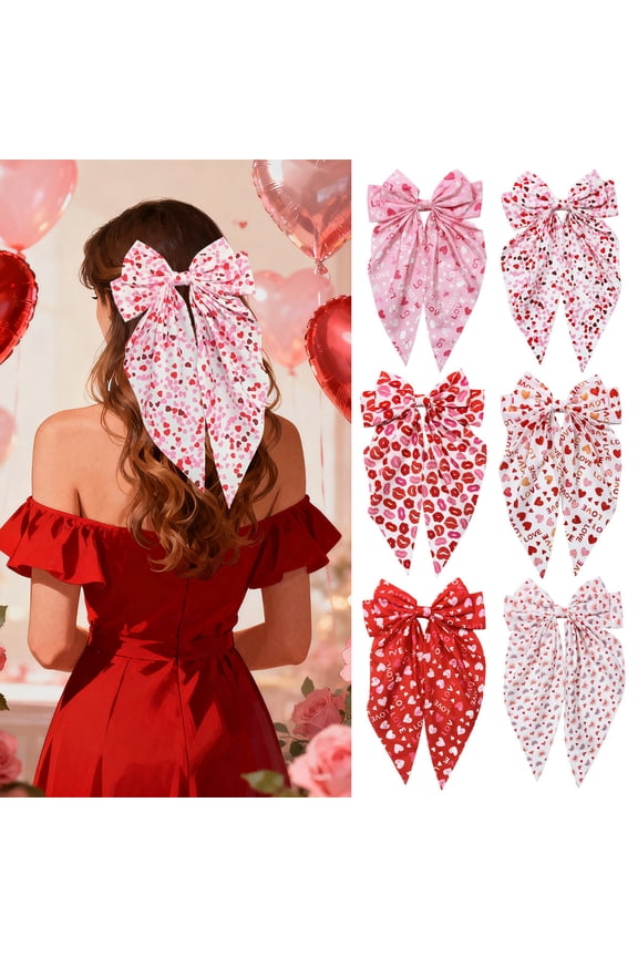 Hair Claw Clips Valentines Gifts Hair Clip Day Bow Hair Clip Women's Plates Hair Clip Back Of The Head Spring Clip Hair Accessories