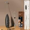 thumbnail image 1 of Msgweeeg Handheld Coffee Frother and Egg Beater Portable Mixer Electric Whisk Kitchen Drink Frothing Tool for Latte Cappuccino Baking Cooking Easy To Use Home Dessert Beverage Maker, 1 of 7