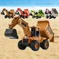thumbnail image 1 of Msgweeeg Kids Cars Toys for Ages 5-7 Gifts for 3 Year Old Boys forklift Model Alloy Engineering Vehicle Simulation Load Bulldozer Dump Truck Children Excavator Boy Toy Car, 1 of 8