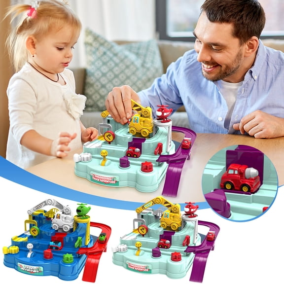 Msgweeeg Kids Gift Kids Race Car Track Set Mechanical Educational Toddler Train Toy Gift