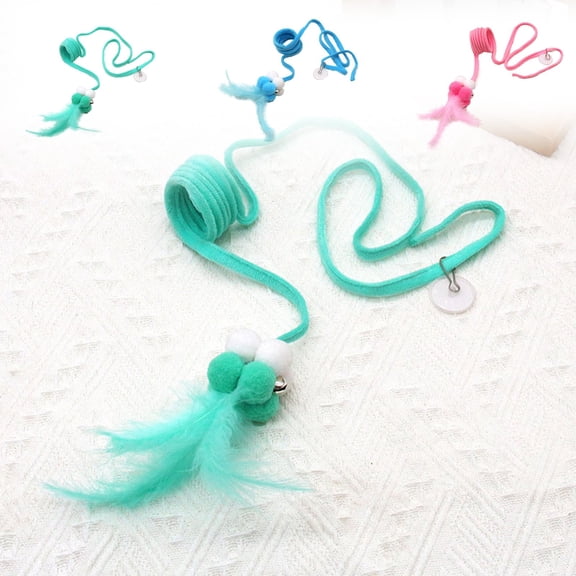 Msgweeeg Kids Outdoor Toys Home Hanging Colored Kitty Toy with Bells Hanging Hanging The Door Interest and Playful Interactive Toy for Cats Lint 5 Year Old Girl Birthday Gift Ideas