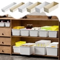 thumbnail image 1 of Msgweeeg Kitchen Shelf Storage Rack Scalable Storage Box Made Of Polypropylene Material Cabinet Storage Box Snacks and Miscellaneous Items Kitchen, 1 of 7