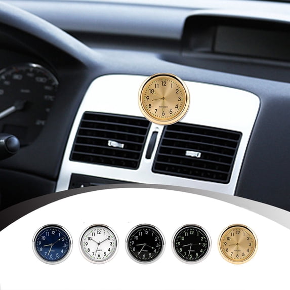 Msgweeeg Kitchen Wall Clock Large Wall Clocks 4 Inch Dashboard Fluorescent Clock - Mini Car Clock - Attaches To The Dashboard of Car Or Truck and Has Mini Car Clock .