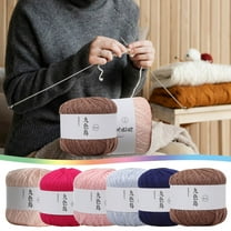 Msgweeeg Knitting Yarn Soft Yarn Lace Thread DIY Woven Mercerized Baby Fine Thread Crochet Yarn for Blanketsand Clothing