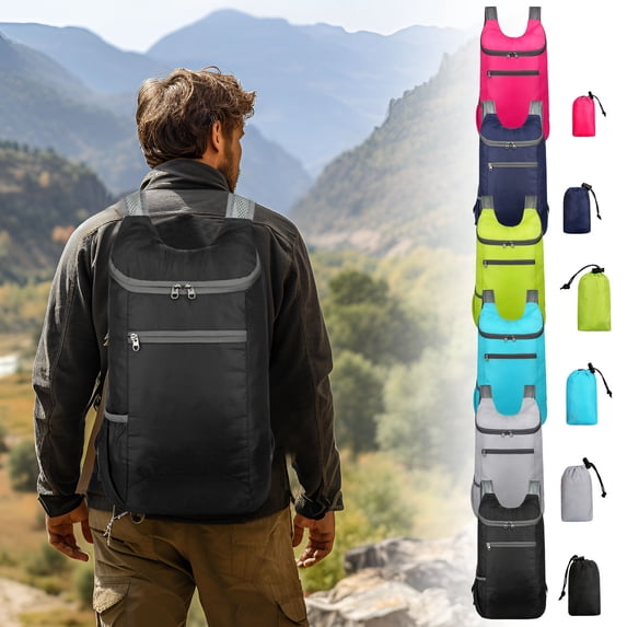 Msgweeeg Lightweight Backpack Hiking Backpack Backpack Women Outdoor Lightweight Sports Bag Backpack Polyester Travel Bag Folding Shoulder Bag Small Backpack Storage Small Bag